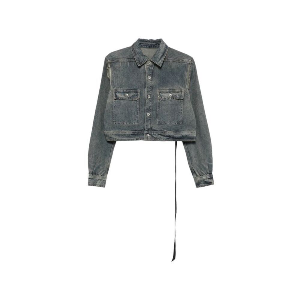 Rick Owens Drkshdw Blue Jackets - Denim Jackets Women